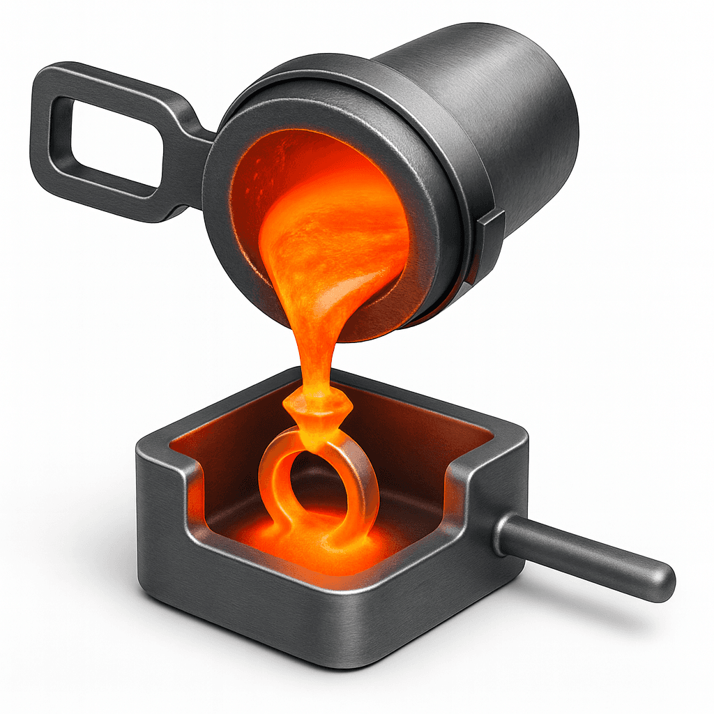 Jewelry casting process